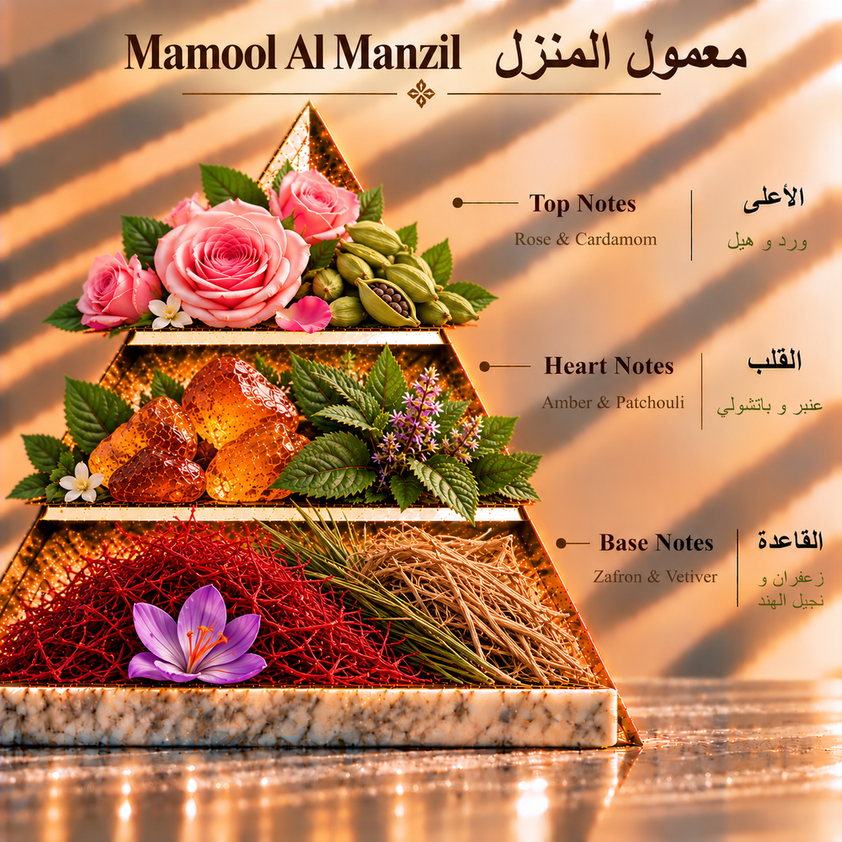 Fragrance pyramid / الهرم العطري — Mamool Al Manzil
